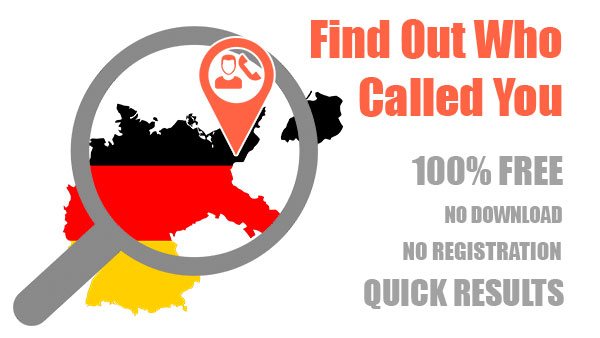 Reverse phone lookup in Germany through Free Lookup